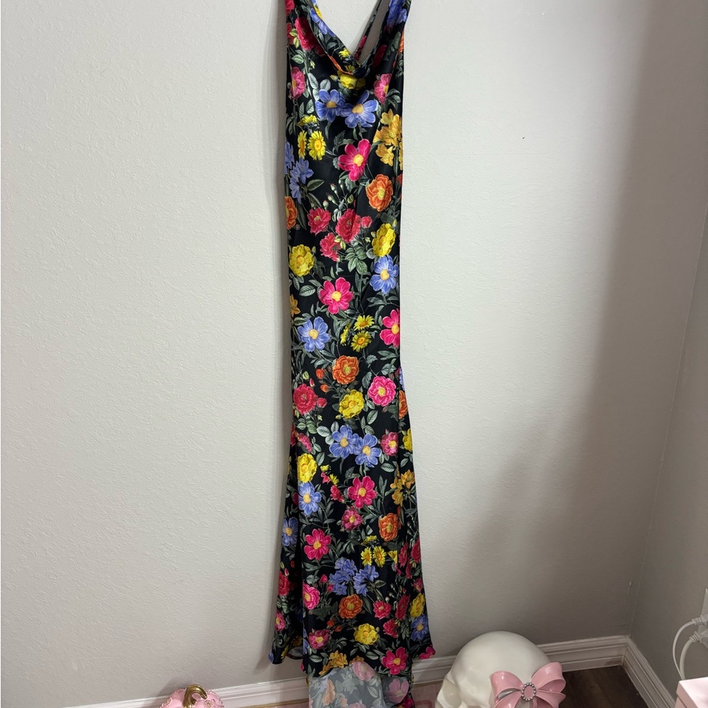 Show Me Your MuMu Vibrant Floral Backless Dress - Picture 3 of 5
